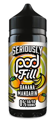 Banana Mandarin - Seriously Pod Fill 100ml - Vapour Central